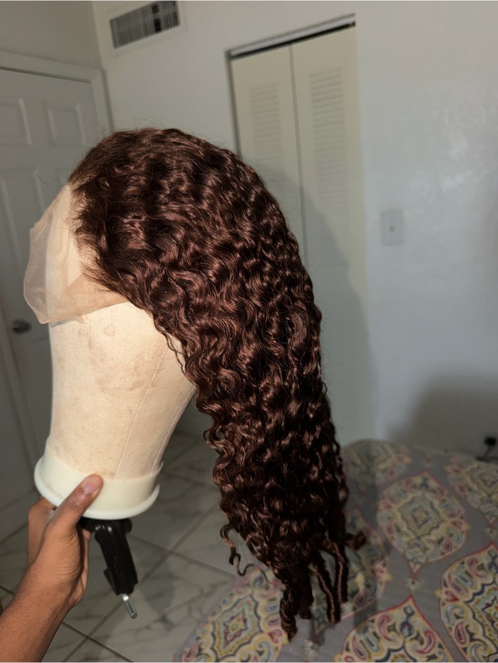 Deep Wave Brown Lace Front Wig - Women Hair
